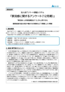 12月景況感・結果レポートのサムネイル